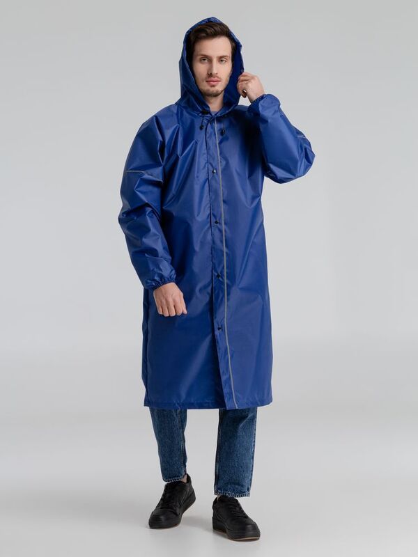 Дождевик со светоотражающими элементами Rainman Blink, ярко-синий арт.13346.44