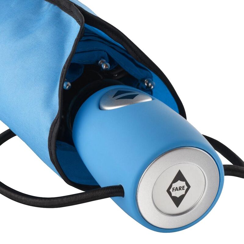 Зонт складной AOC, голубой арт.7106.41