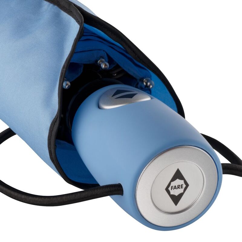 Зонт складной AOC, светло-голубой арт.7106.14