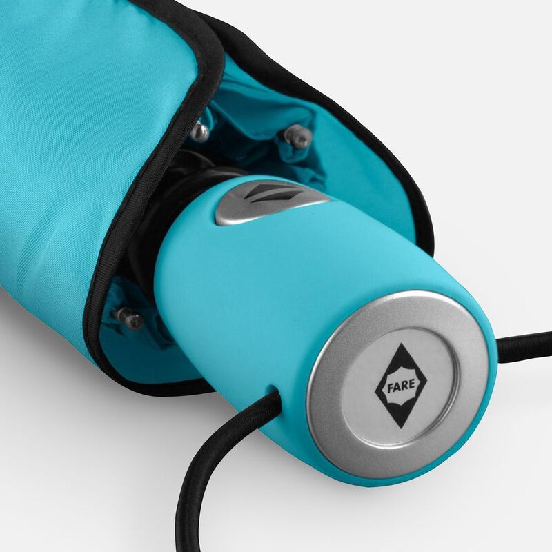 Зонт складной AOC, бирюзовый арт.7106.04