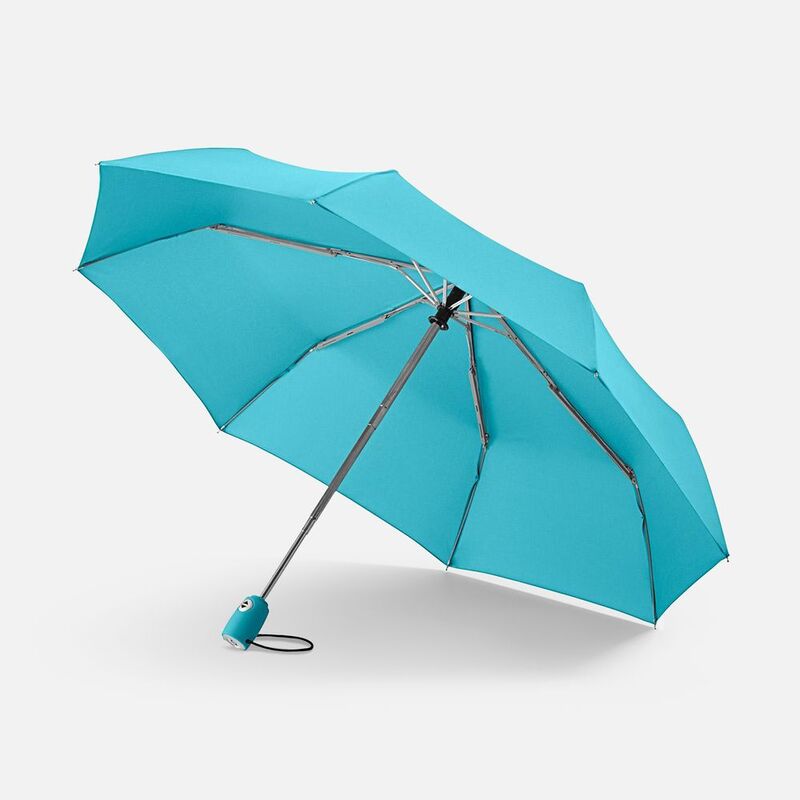 Зонт складной AOC, бирюзовый арт.7106.04