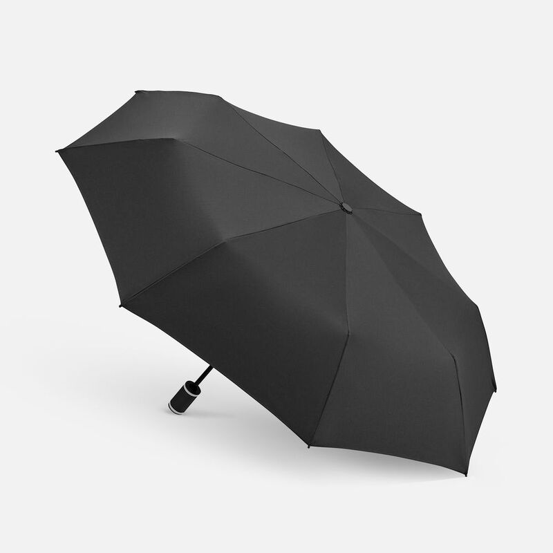 Зонт складной AOC Mini с цветными спицами, белый арт.64715.60