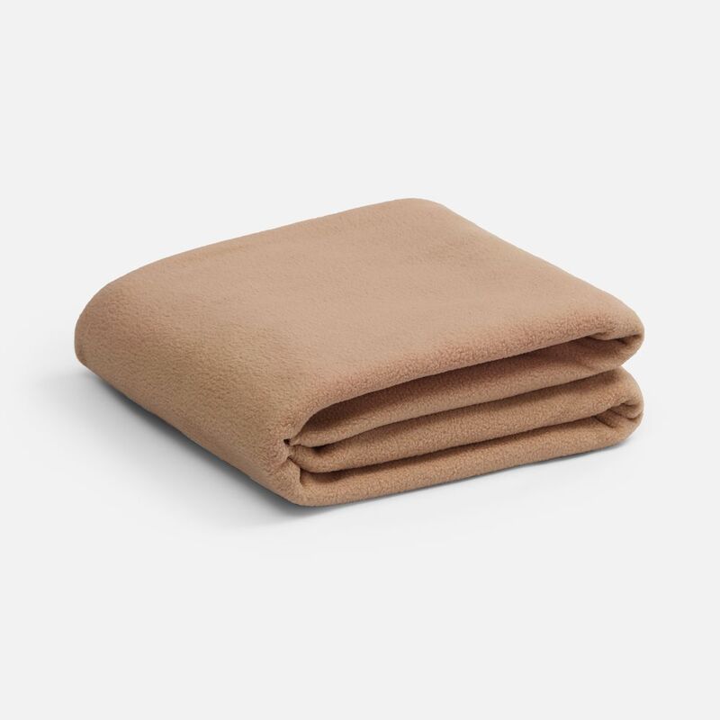 Флисовый плед Warm&Peace, бежевый арт.7669.00