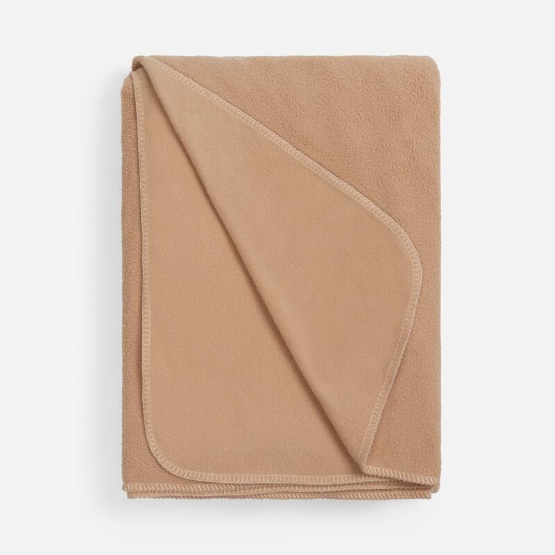 Флисовый плед Warm&Peace, бежевый арт.7669.00