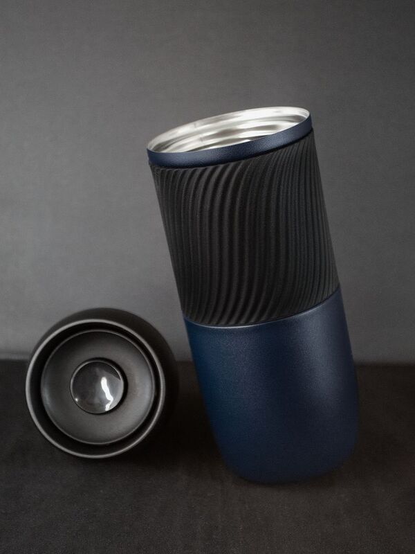 Термостакан Hub, темно-синий арт.13078.40