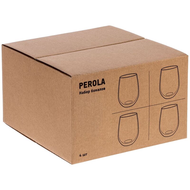 Набор из 4 бокалов Perola арт.15910.00