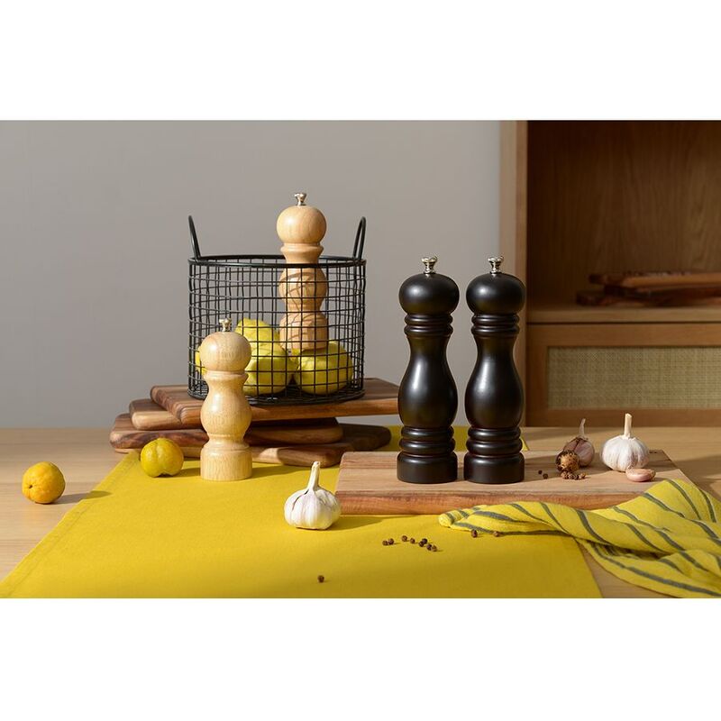 Мельница для перца Wood, большая, черная арт.22027
