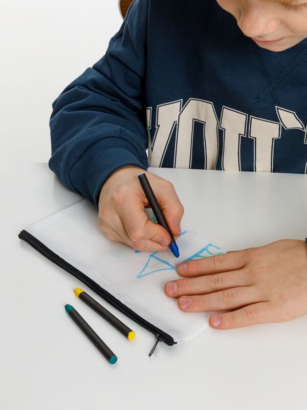 Пенал для раскрашивания Create, белый арт.16132.60