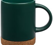 Кружка с пробковой подставкой Corky, зеленая арт.12894.90