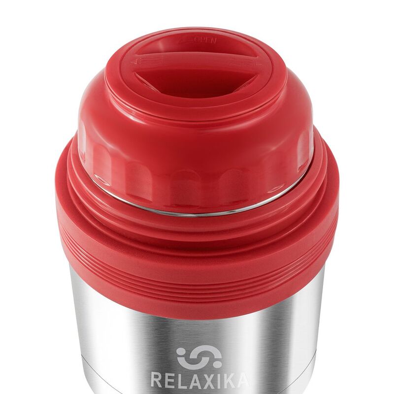 Термос для еды и напитков Relaxika 500, стальной арт.13792.10