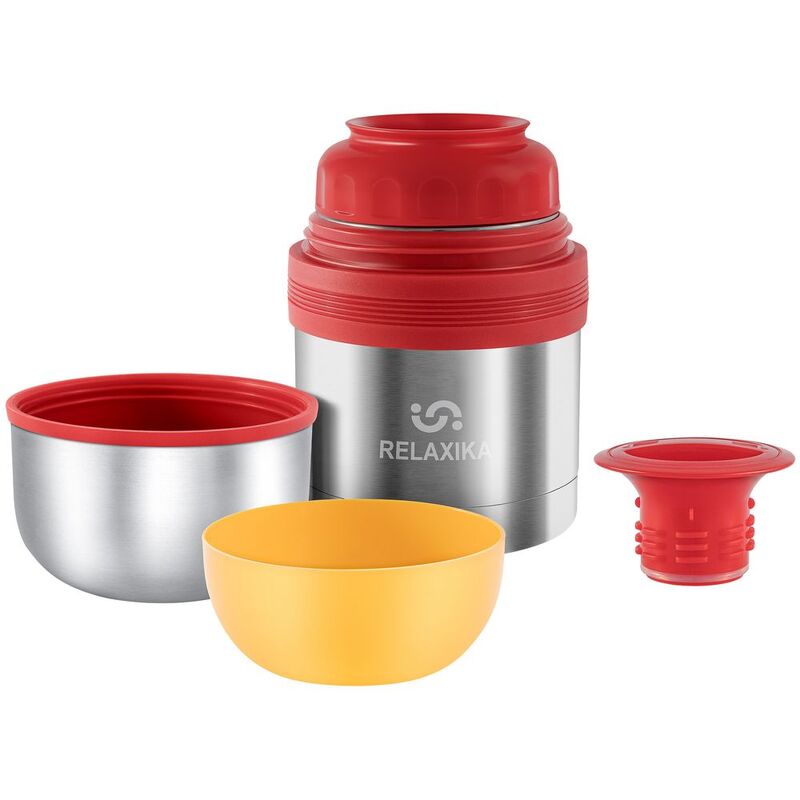 Термос для еды и напитков Relaxika 500, стальной арт.13792.10