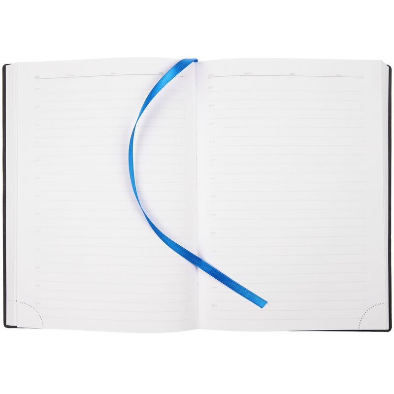 Ежедневник Vivian Metal, недатированный, синий арт.16654.44