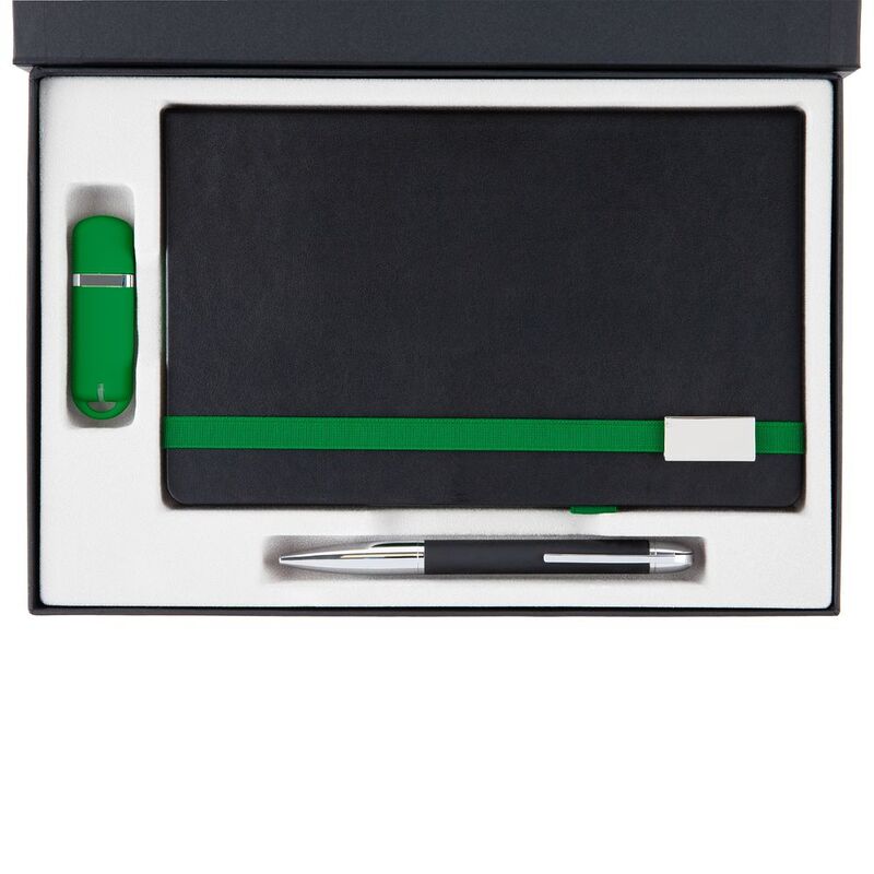 Набор Ton Memory, черный с зеленым арт.17660.39