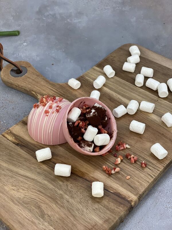 Шоколадная бомбочка &laquo;Клубника&raquo; арт.13733.07