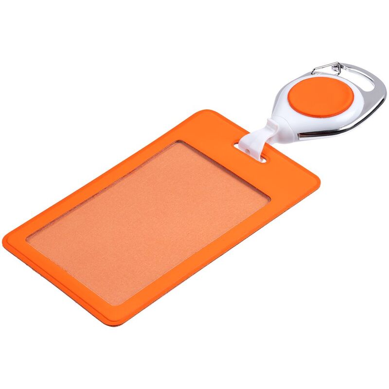 Чехол для пропуска с ретрактором Dorset, оранжевый арт.73873.20