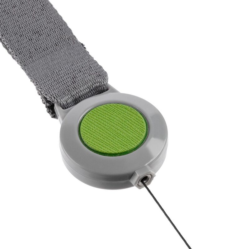 Чехол для пропуска с лентой и ретрактором Devon, зеленый арт.13773.90