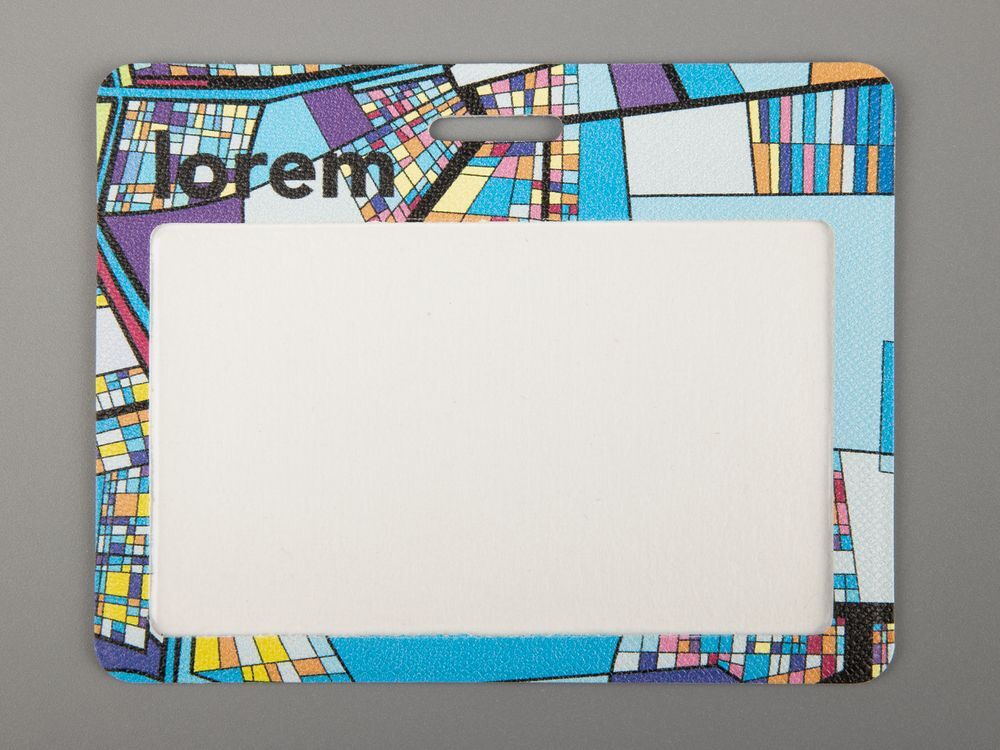 Карман для пропуска Saff Plus на заказ, горизонтальный арт.18903.02