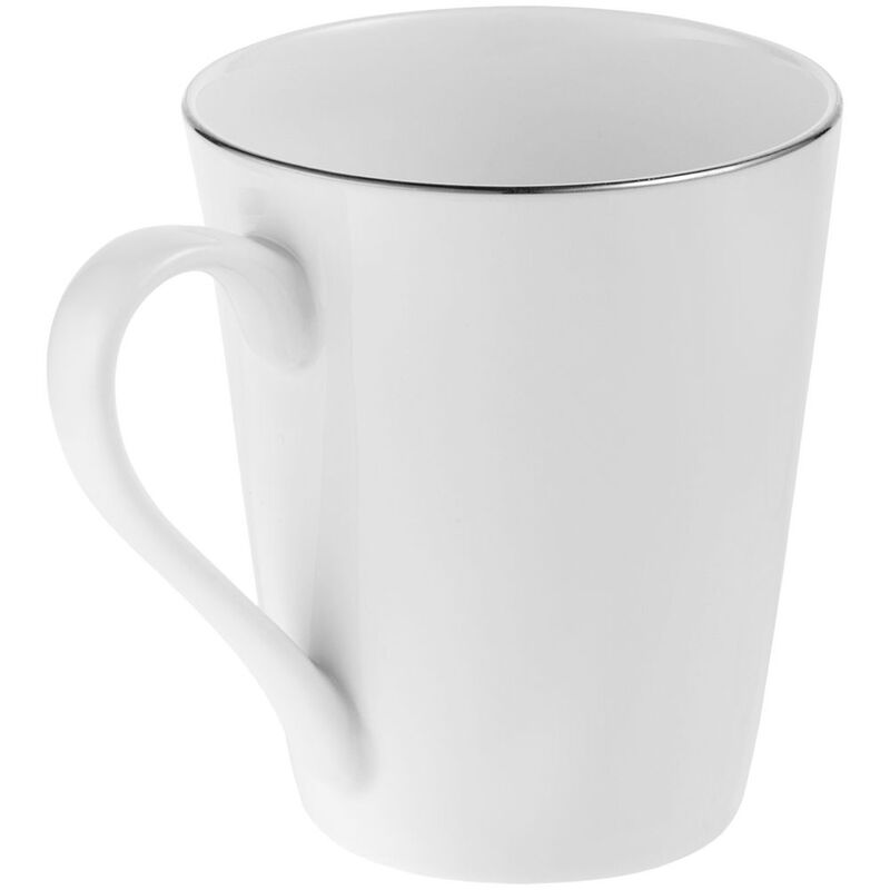 Кружка Select, белая с серебристой отводкой арт.13774.11