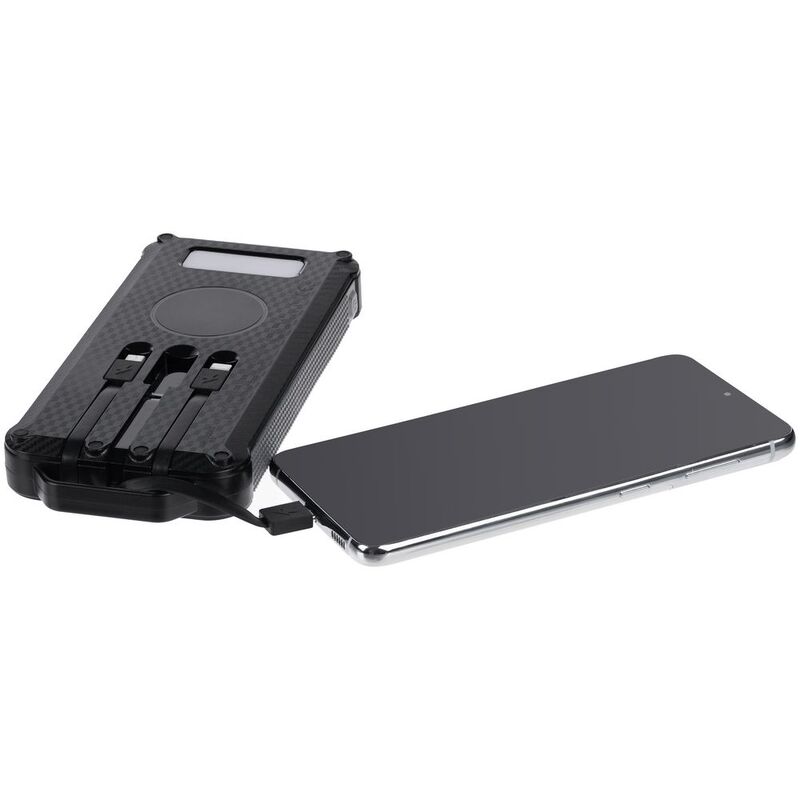 Аккумулятор защищенный Total Control 10000 мАч, черный с серым арт.22011.10