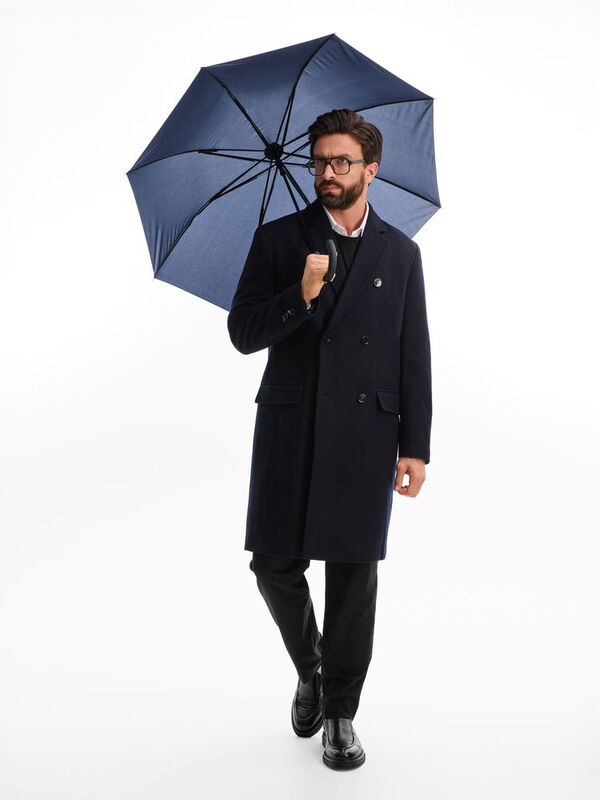 Зонт-трость Wind, темно-синий арт.15980.40