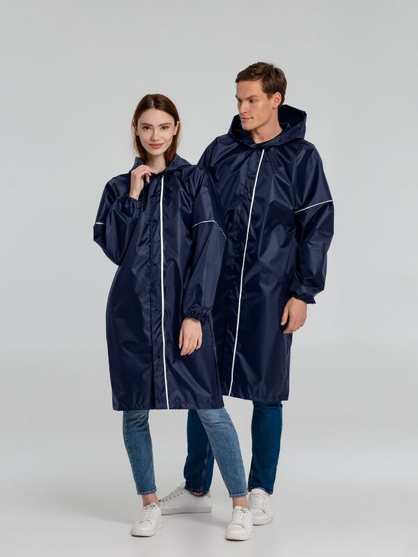 Дождевик со светоотражающими элементами Rainman Blink, синий арт.13346.41