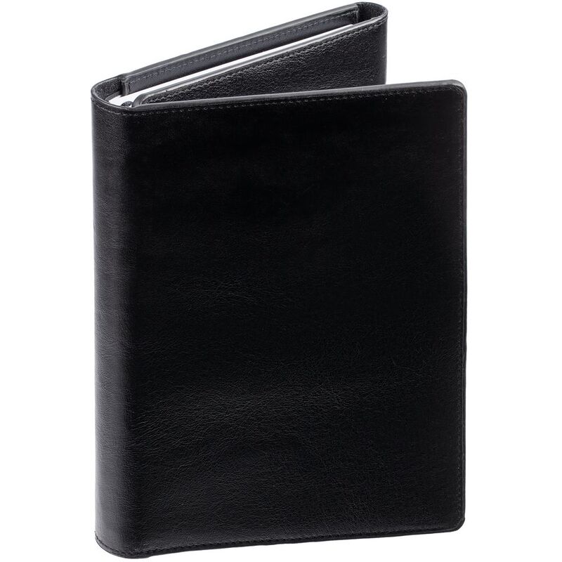 Ежедневник-портфолио Napoli, недатированный, черный арт.55601.30