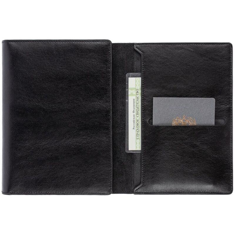 Ежедневник-портфолио Napoli, недатированный, черный арт.55601.30