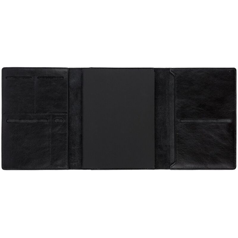 Ежедневник-портфолио Napoli, недатированный, черный арт.55601.30