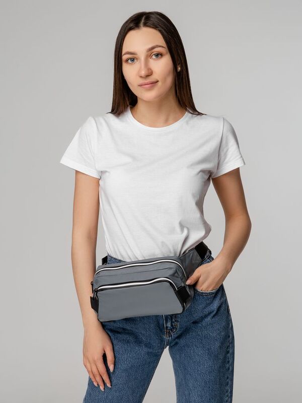 Поясная сумка Tabby, серая арт.13829.10
