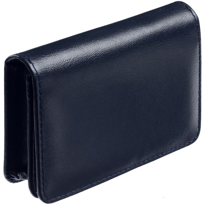 Футляр для карточек и визиток Signature, синий арт.14020.44