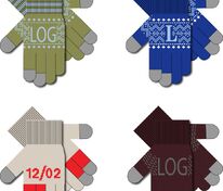 Сенсорные перчатки на заказ Guanti Tok, полушерсть арт.18923.02