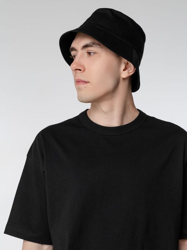 Футболка оверсайз мужская Boxy Men, черная арт.03806309