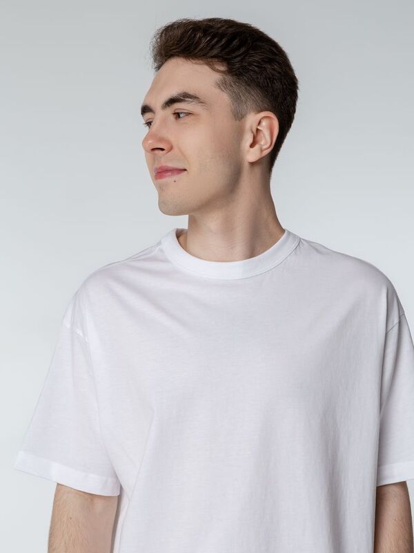 Футболка оверсайз мужская Boxy Men, белая арт.03806102