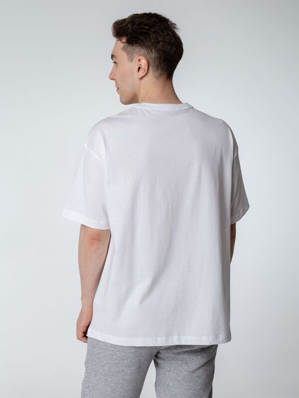 Футболка оверсайз мужская Boxy Men, белая арт.03806102