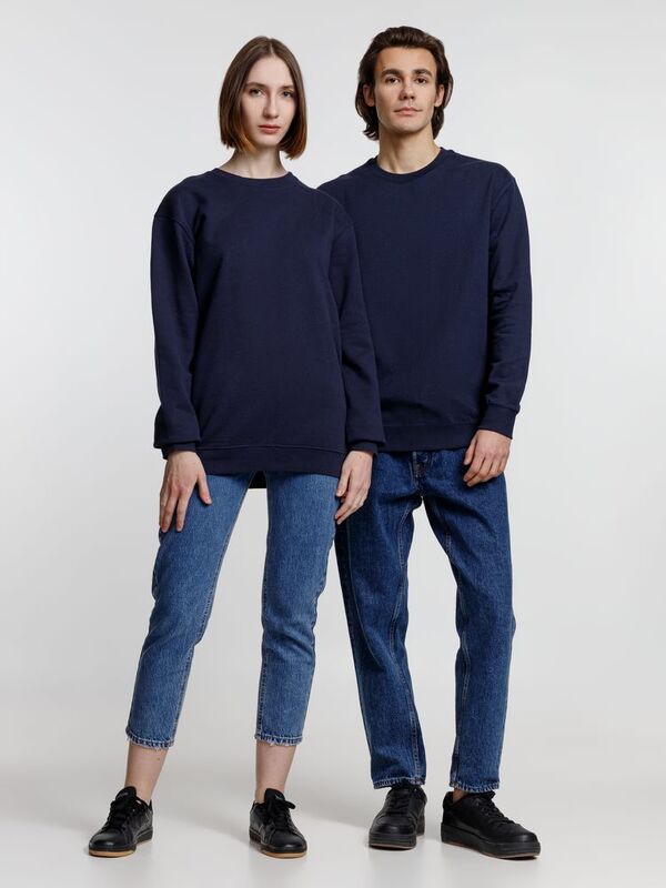 Свитшот унисекс Columbia, темно-синий арт.03814319