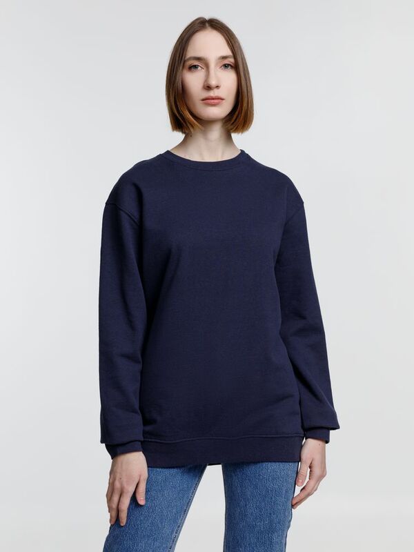 Свитшот унисекс Columbia, темно-синий арт.03814319