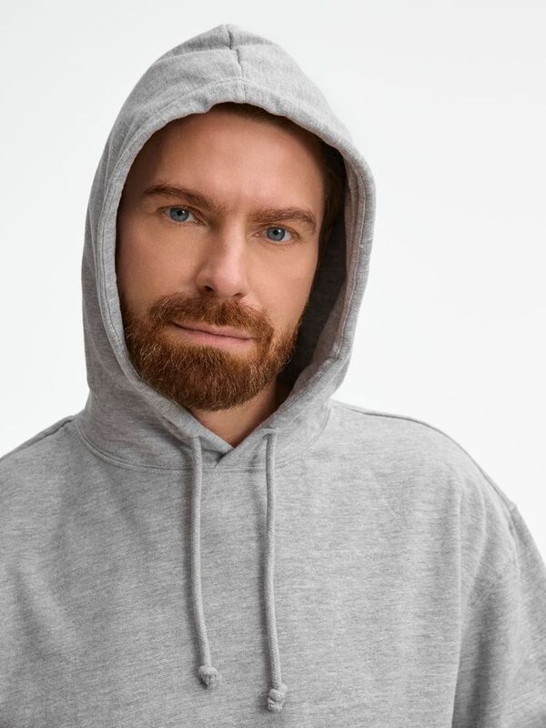 Худи унисекс Condor, серый меланж арт.03815360