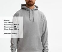 Худи унисекс Condor, серый меланж арт.03815360
