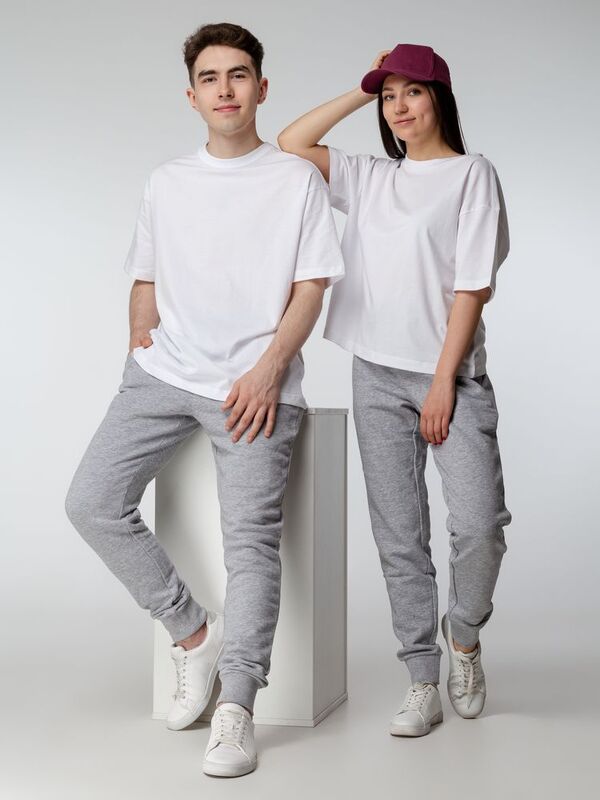 Джоггеры Jumbo, серый меланж арт.03810360