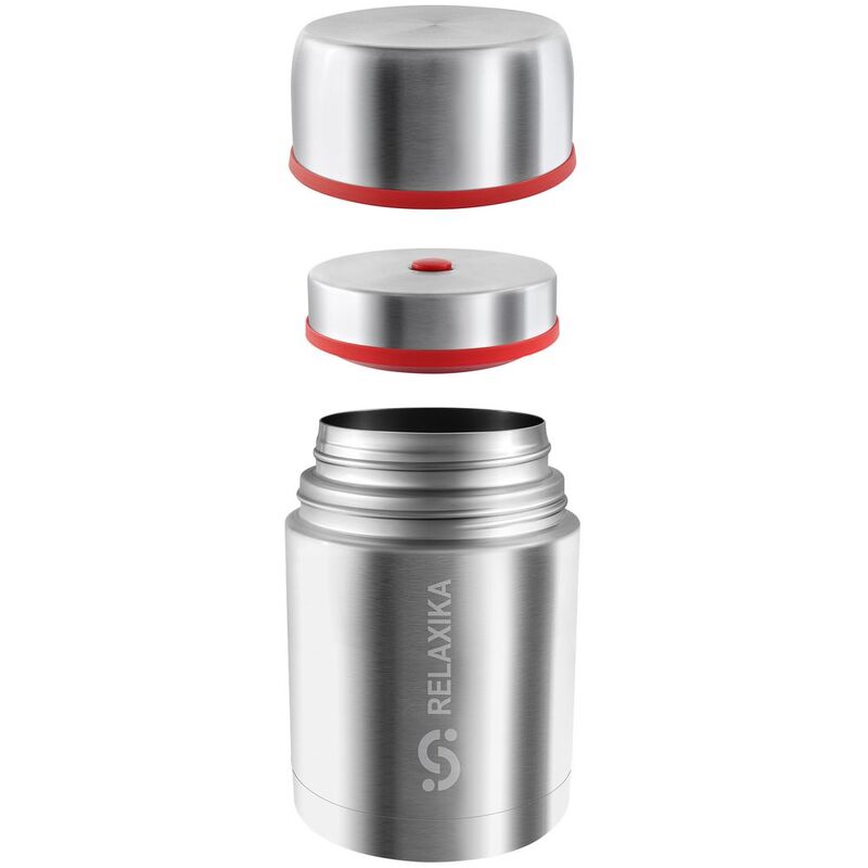 Термос для еды Relaxika 700, в чехле, стальной арт.13870.10