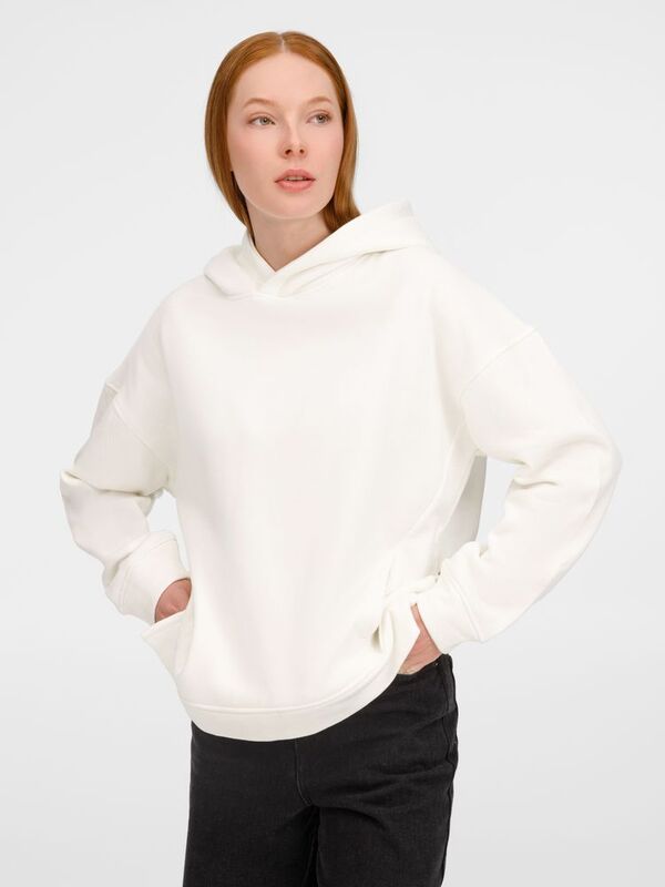Худи оверсайз унисекс Tolla, молочное арт.21118.60