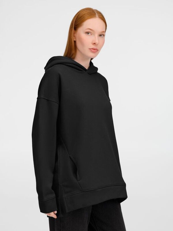 Худи оверсайз унисекс Tolla, черное арт.21118.30