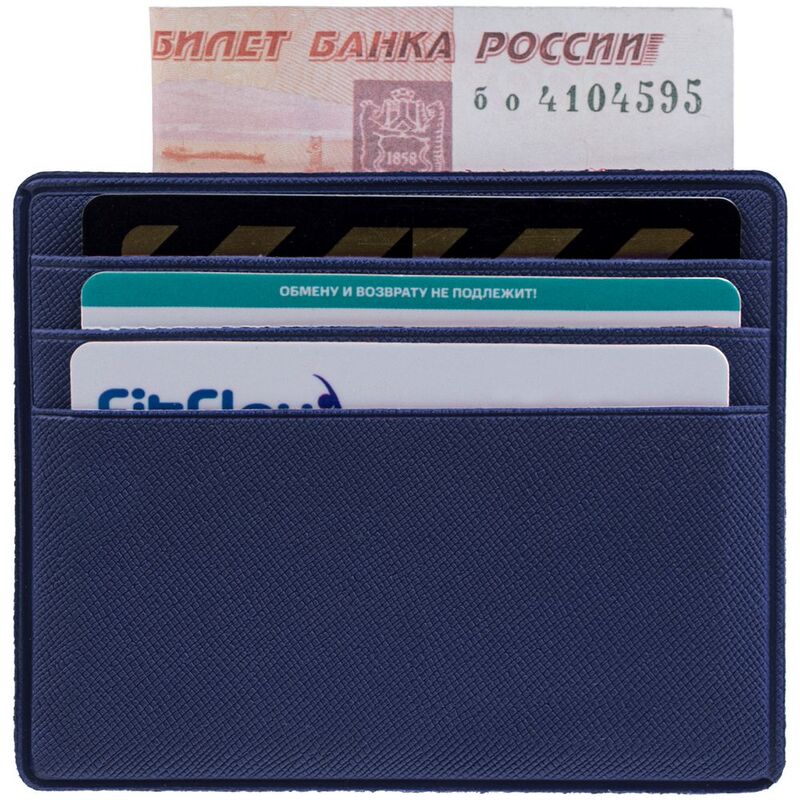 Чехол для карточек Devon, синий арт.16262.40