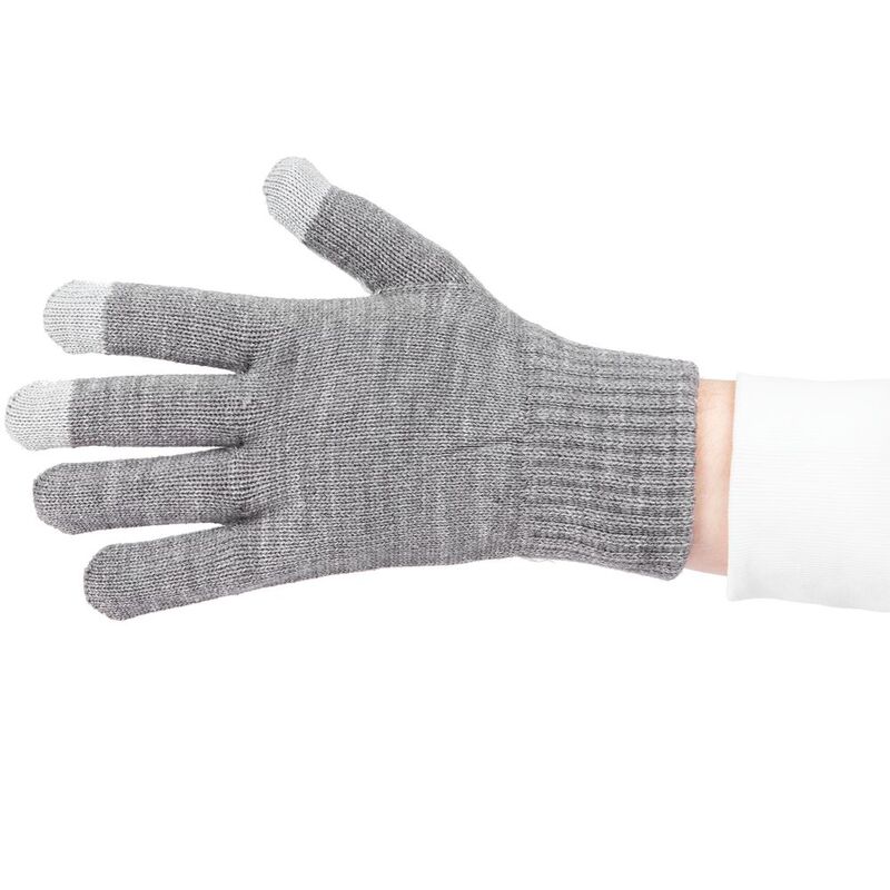 Перчатки сенсорные Real Talk, серые арт.52802.10