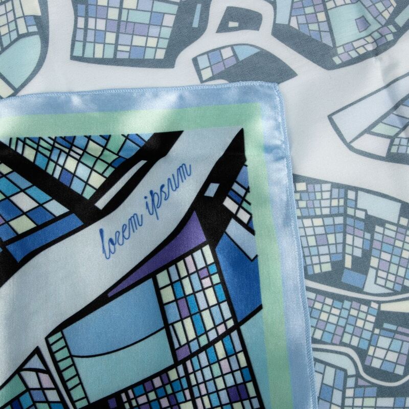 Платок с печатью на заказ ColorSharm, S арт.18927.01