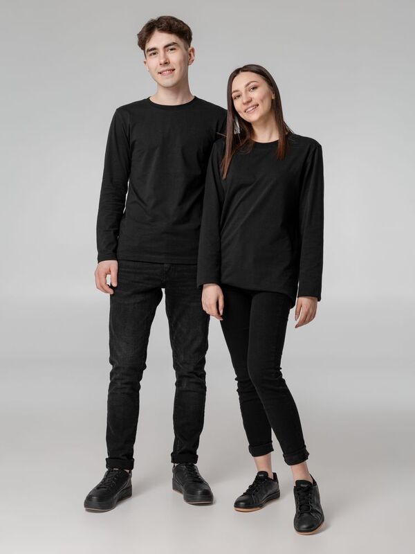 Футболка с длинным рукавом Lehta, черная арт.14215.30