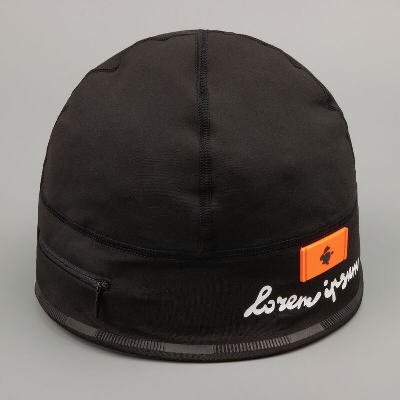 Лейбл из ПВХ Dzeta, XS, оранжевый неон арт.13916.22