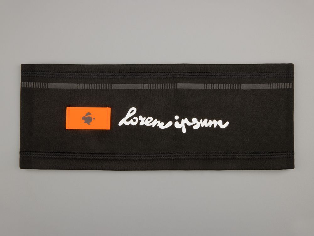 Лейбл из ПВХ Dzeta, XS, оранжевый неон арт.13916.22