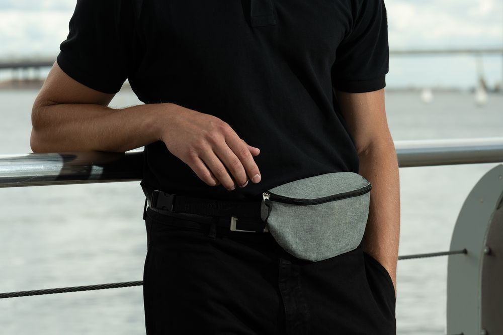 Поясная сумка Handy Dandy, серая арт.13917.10