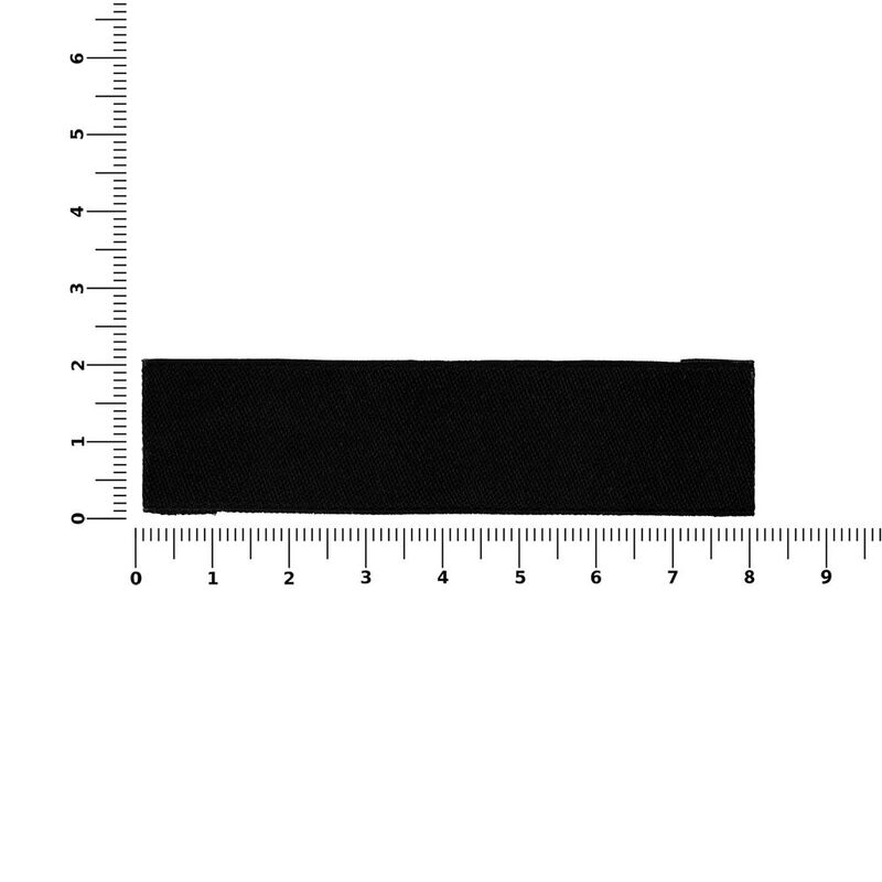 Лейбл тканевый Epsilon, S, черный арт.13940.30
